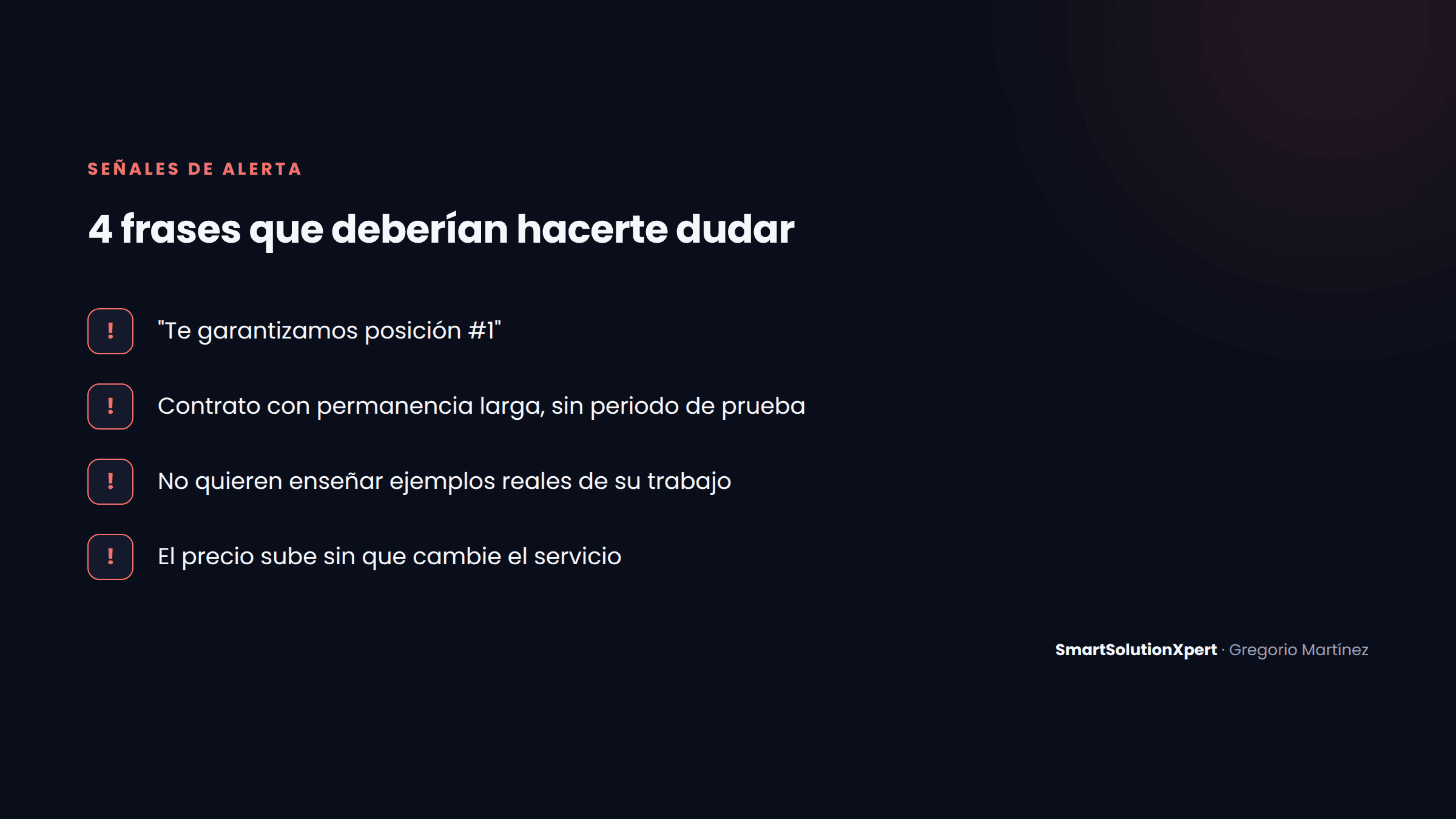 Señales de alerta antes de contratar una agencia de Amazon