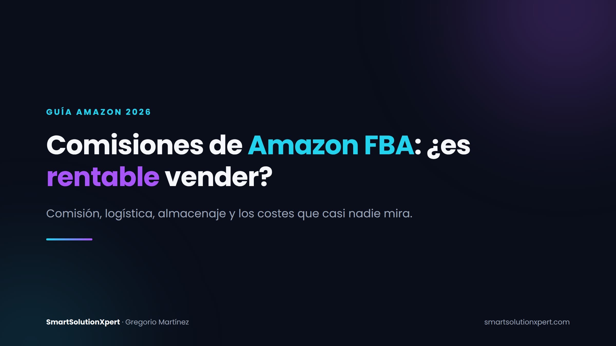 Comisiones de Amazon FBA en 2026: cuánto cobra Amazon y si es rentable vender